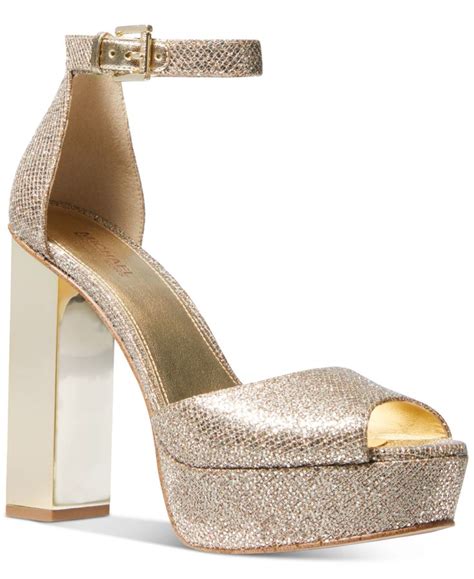 michael kors petra suede platform pump|Michael Kors Petra Platform Sandals .